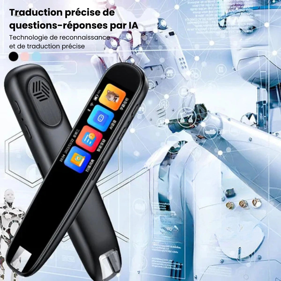 Stylo de traduction intelligent avec fonction de reconnaissance vocale